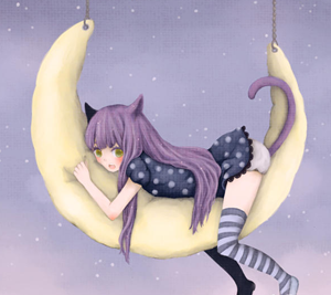侫