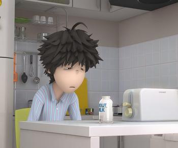 غ